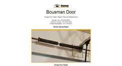 Desktop Screenshot of bousmandoor.com